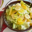 調味料1つ・レタス1玉あっという間。フルーツサラダ。