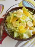 調味料1つ・レタス1玉あっという間。フルーツサラダ。