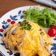 塩きのこのとろとろオムライス