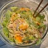 チンして和えるだけ♪「レタスとゆで卵のスパゲティサラダ」の工程3