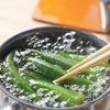 栄養満点！オクラと長芋の塩昆布和えの工程1