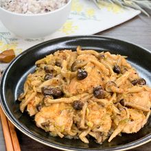 *ピリ旨*鶏肉としめじのネギだれ生姜照り焼き《冬ぽかおかず》