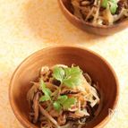 【無水調理】もやしと椎茸のエスニックサラダ