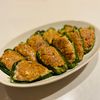 ᗰIKᗴの作ってみた!投稿(豆腐でふわっ《にんにくねぎ塩♡ピーマンの肉詰め》)