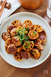 『厚切りれんこんと肉団子の甘酢炒め』ボリューム◎ご飯が進む！