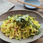 【キャベツと納豆の和風サラダ】切って和えるだけ！