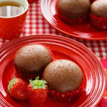 【簡単おやつ】フライパンでかんたん!チョコ入りココア蒸しパン