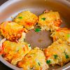 包丁不要!えのきと豆腐とカニカマのもちっと焼きの工程3
