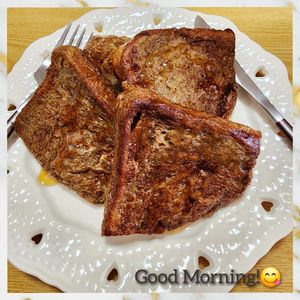 ナムディの作ってみた!投稿(休日の朝は♪カフェラテ・フレンチトースト)