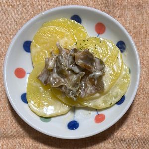 ゆるグル子の作ってみた!投稿(意外な美味しさでやみつき！！じゃがいもとザーサイのクリーム煮)