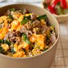 10分で完成!【ニラ玉そぼろ丼】