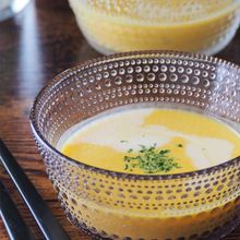 生クリーム・コンソメ不要!
かぼちゃの発酵 冷製ポタージュ
