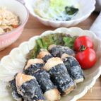 ごはんがすすむ♪鶏むね肉の海苔巻き揚げ