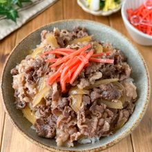 【なか卯風!汁だく和風牛丼】息子が喜ぶ♡︎簡単/時短/節約