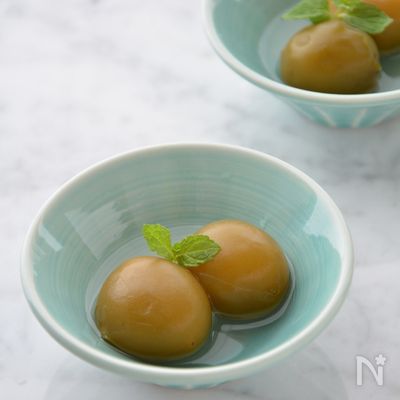 青梅の蜜煮