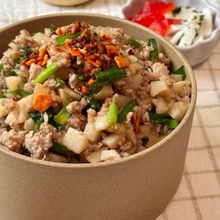 10分で完成！【れんこんそぼろ丼】