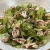 楽ラク手抜キッチン🐶🐾の作ってみた!投稿(レンジで簡単!シャキッと野菜【梅ゆかりのささみ和え】副菜に◎)
