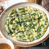 お豆腐でモチモチ♡ダイエットにほうれん草だけで韓国チヂミ