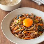ワンパンほったらかし！切り干し大根がポイント【腸活ビビンバ】