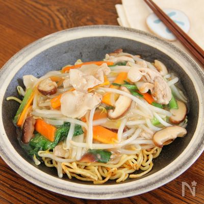 あんかけ焼きそば《簡単！野菜たっぷり♪》