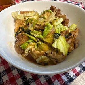 meguの作ってみた!投稿(【豚肉とキャベツと厚揚げの旨だれいため】かりじゅわ♡食感最高)