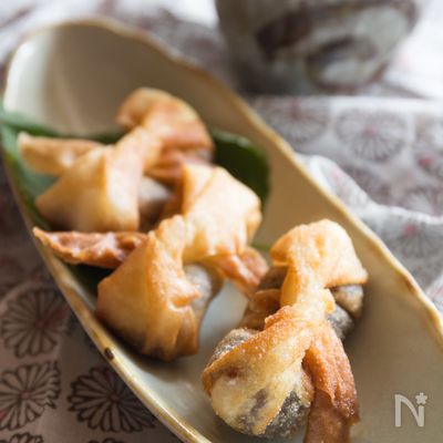 アツアツトッポギのあんこ揚げ