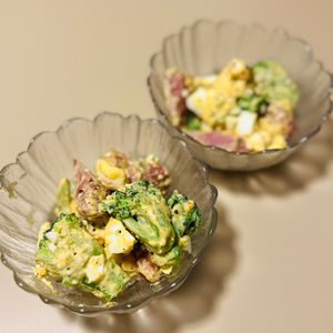 1259700の作ってみた!投稿(ブロッコリーとウィンナーのたまマヨサラダ【もりもりいける♪】)