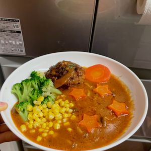 ケの作ってみた!投稿(【煮込みハンバーグ】我が家一番人気おかず♡小さめ簡単Ver.)