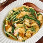 【ふわとろニラたま】簡単！ご飯にのせても美味しい！