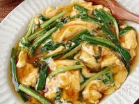 【ふわとろニラたま】簡単！ご飯にのせても美味しい！