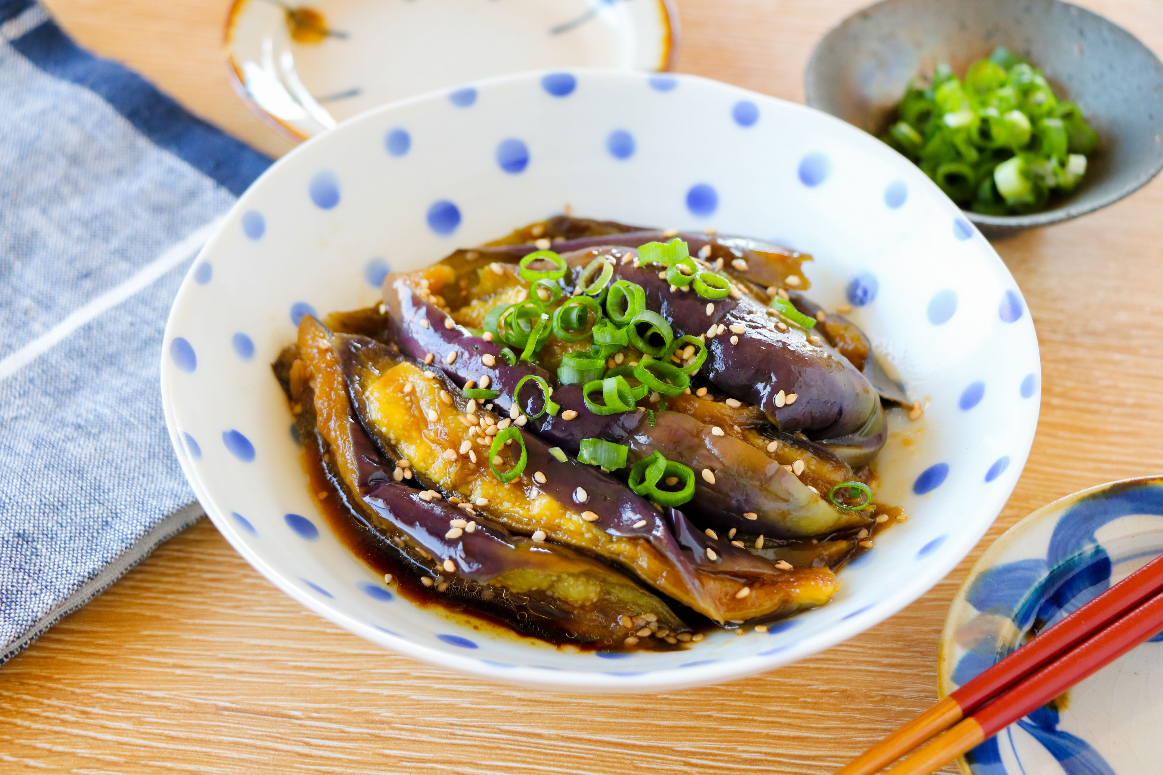 レンジで簡単『なすのオイスターポン酢だれ』 | レシピサイトNadia