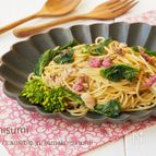 春の食卓！菜の花とツナの桜パスタ