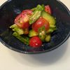 るるる♪の作ってみた!投稿(トマトとオクラのごまおかかサラダ【#作り置き#レンジ】)