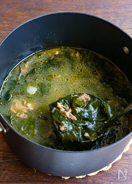わかめスープ4