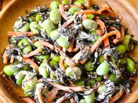 レンジで5分！【ひじきと枝豆の和風マヨサラダ】栄養満点副菜♩
