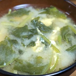 月雪由翔の作ってみた!投稿(【ほうれん草と卵のお味噌汁】優しい味わいがおいしい！)