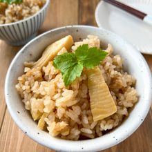 絶賛される♡我が家のたけのこご飯