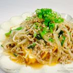 <簡単>ごはんがススム‼︎ひき肉もやし炒め