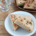 全粒粉で風味アップ！枝豆とチーズのフォカッチャ
