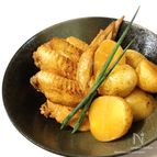 味付け1つ♡炊飯器de<らくウマ>新じゃが&鶏手羽の甘辛煮