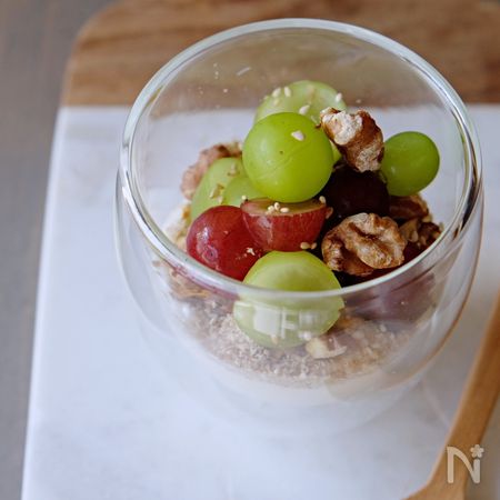 おしゃれに食べる ぶどうの白和え By 大迫 祐子 レシピサイト Nadia ナディア プロの料理家のおいしいレシピ