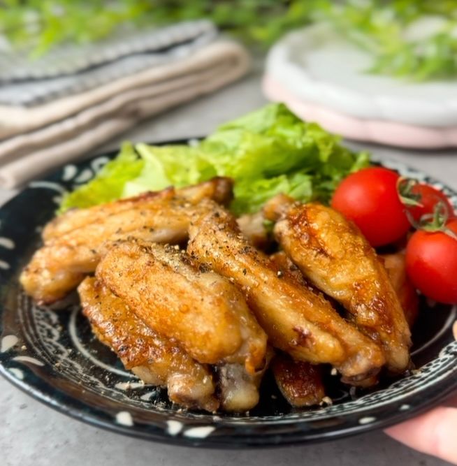 手羽中 手羽中の甘辛チキン】焼いて絡めるだけで間違いないやつ♪ | レシピ