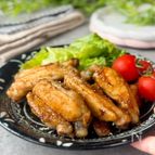 【手羽中の甘辛チキン】焼いて絡めるだけで間違いないやつ♪