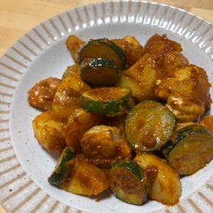 ぴの作ってみた!投稿(箸が止まらない！【海老とじゃがいものピリ辛マヨネーズ和え】)