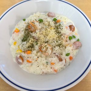 Tsuneaki Okadaの作ってみた!投稿(5分でチーズリゾット)