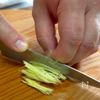 とろろ焼鯖そうめんの下準備