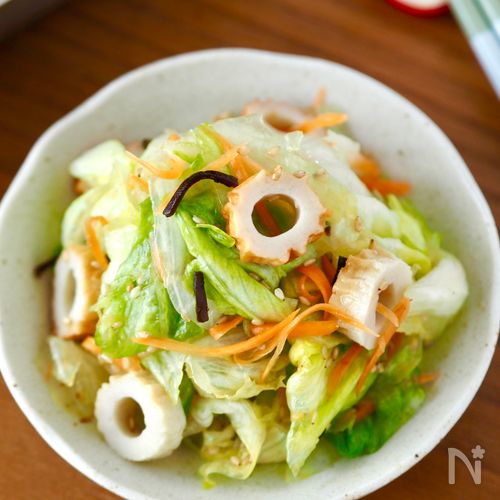 レタスの消費に困ったらこれ！【やみつきレタスサラダ】
