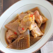 豚とこんにゃくの甘辛煮