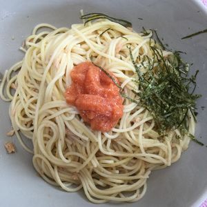 1231149の作ってみた!投稿(めっちゃ簡単！そして旨い♡『和風明太ツナパスタ』)