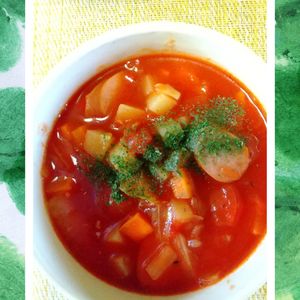 チョロリスの作ってみた!投稿(【お野菜たっぷりミネストローネ】具だくさんヘルシー♪)